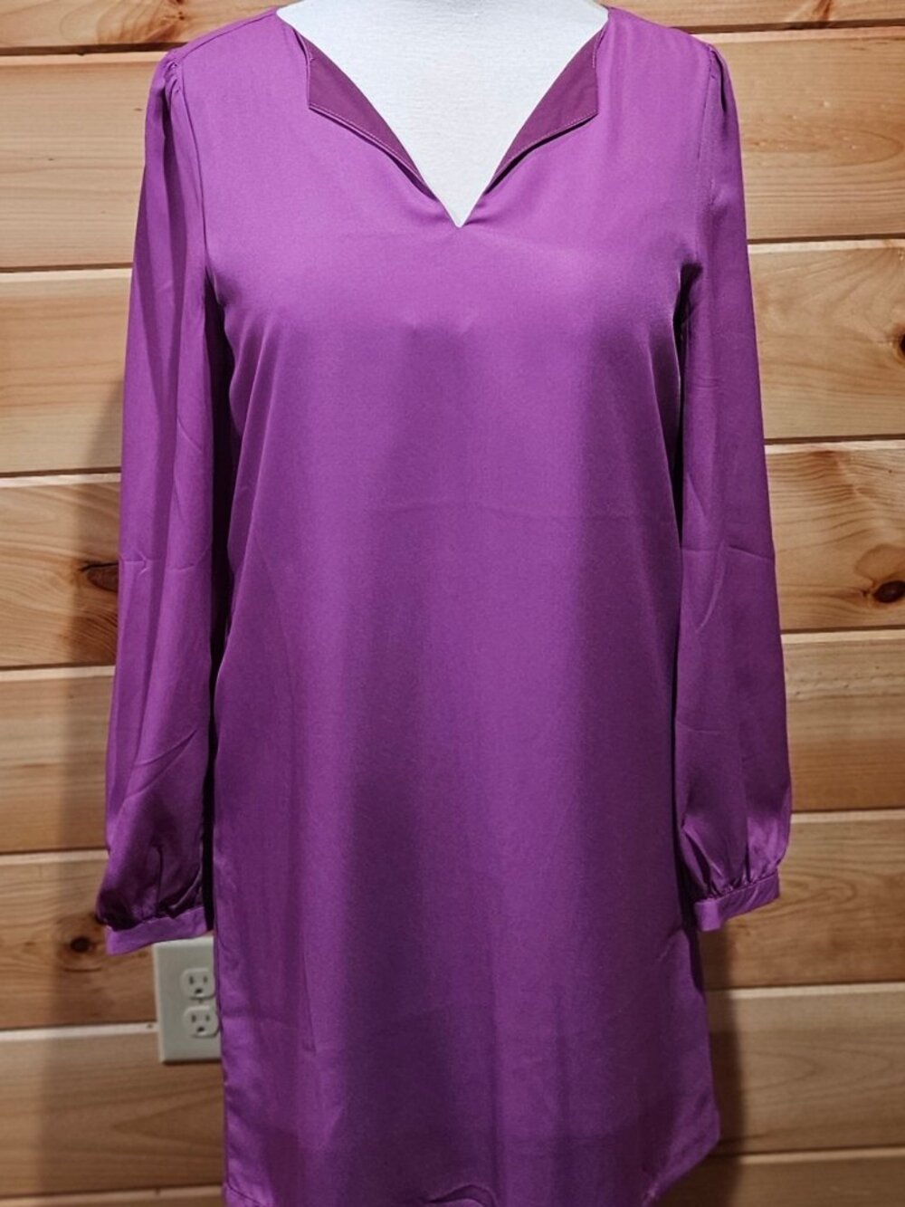 Tinley Road Long Sleeved Purple Mini Dress Size M